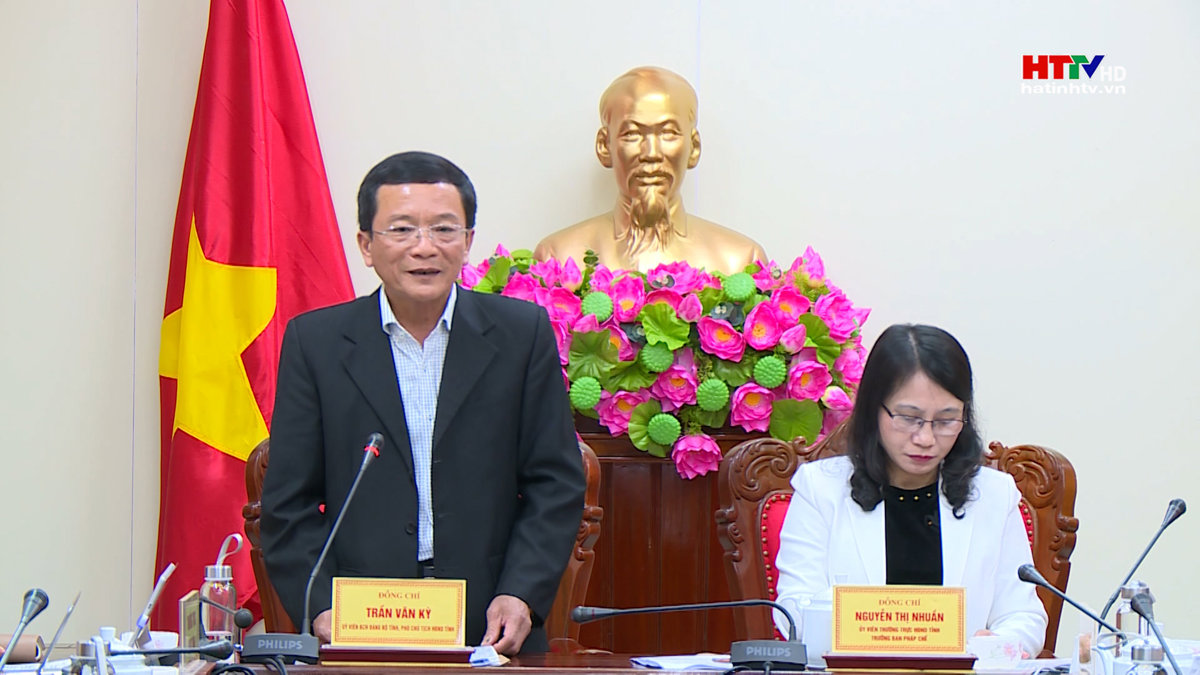 Ban Pháp chế HĐND tỉnh làm việc với Phòng Cánh sát giao thông