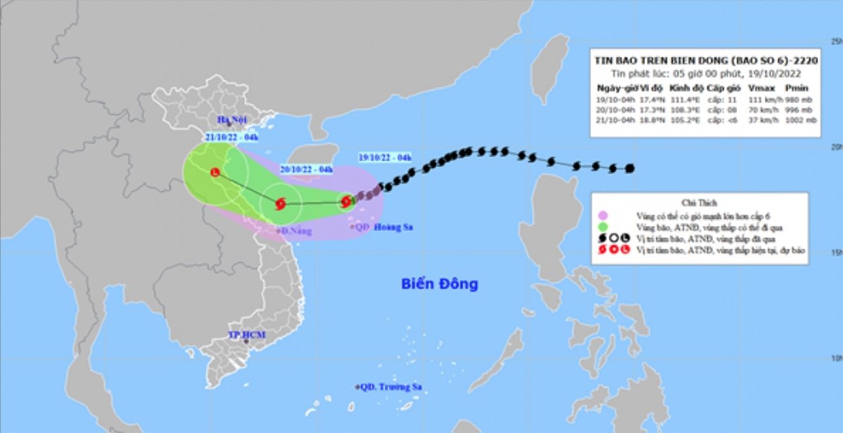 Bão số 6 tiến vào biển Đông, diễn biến khó đoán