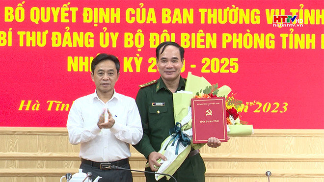 Ban Thường vụ Tỉnh ủy chuẩn y Bí thư Đảng ủy BĐBP Hà Tĩnh