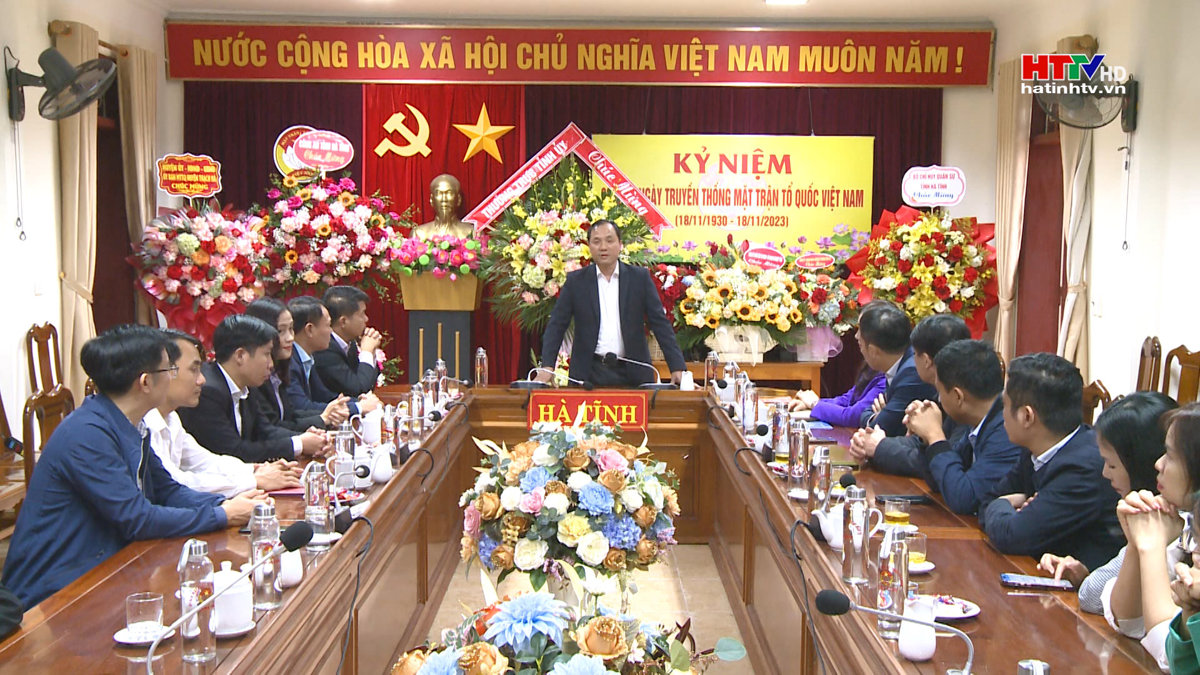 Bí thư Tỉnh ủy chúc mừng Ủy ban Mặt trận Tổ quốc tỉnh