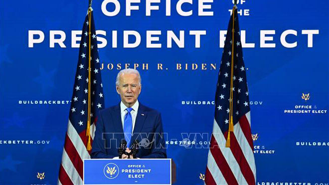 Chủ đề lễ nhậm chức của Tổng thống đắc cử Joe Biden sẽ là 'Nước Mỹ thống nhất'