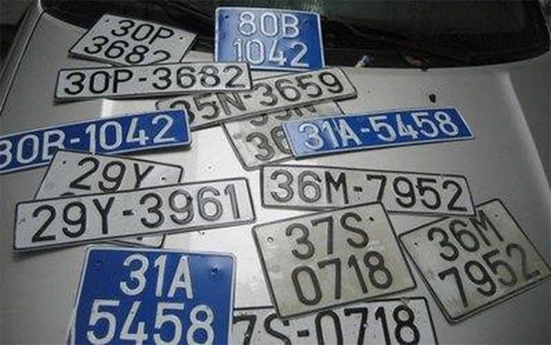 Một người được sở hữu nhiều biển ô tô, xe máy