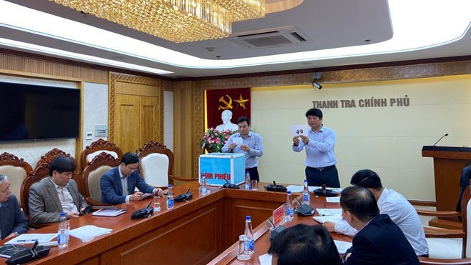 Bốc thăm ngẫu nhiên 67 cán bộ để xác minh tài sản