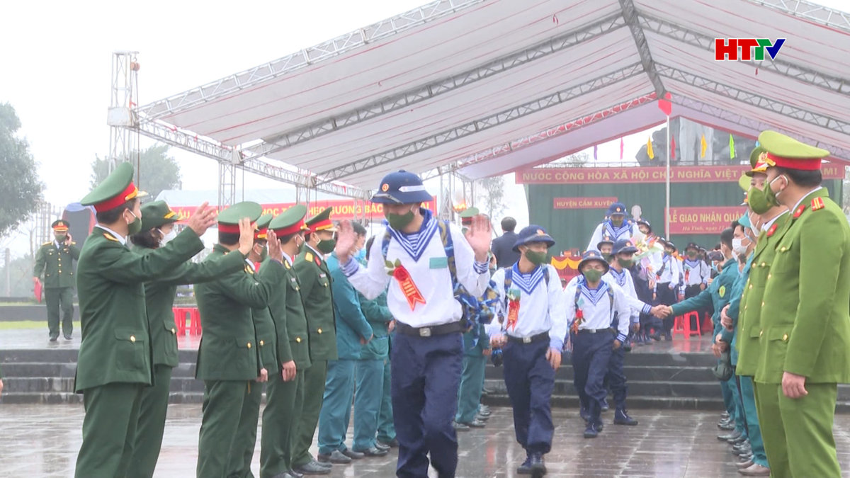 Các địa phương trong tỉnh hoàn thành Lễ giao nhận quân