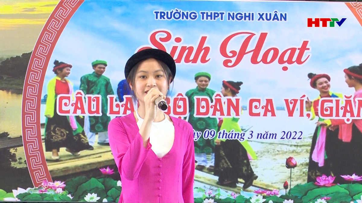 Nghi Xuân phát triển các loại hình văn hóa phi vật thể trong trường học