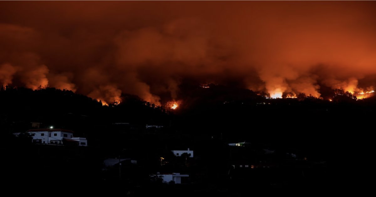 Tây Ban Nha: Cháy rừng tại đảo La Palma, ít nhất 4.000 người phải sơ tán