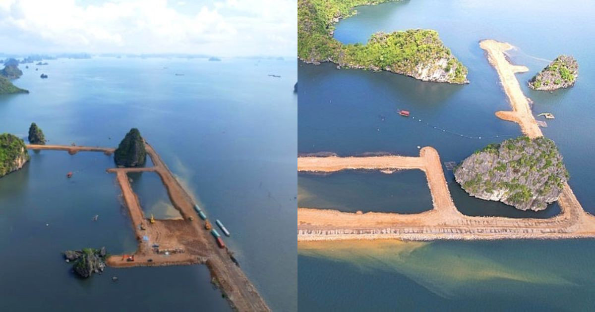 Quây núi đá vịnh Hạ Long làm 'hòn non bộ', chủ đầu tư bị xử phạt 125 triệu đồng