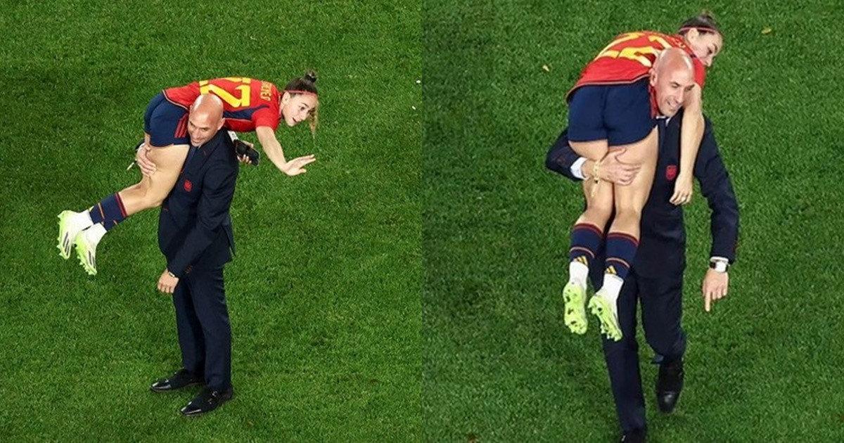 Chủ tịch LĐBĐ Tây Ban Nha lại có hành động gây tranh cãi với cầu thủ nữ