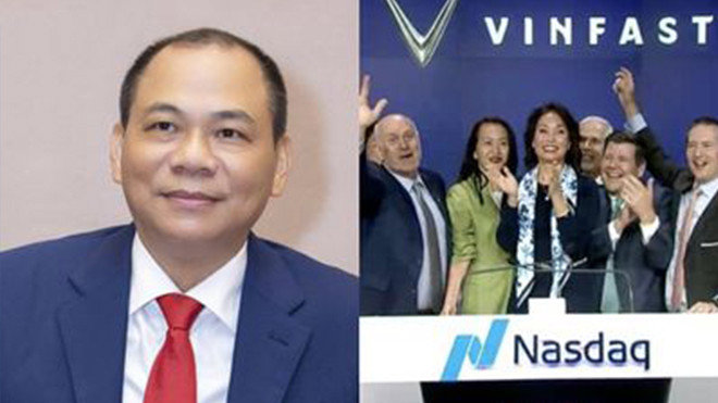 Cổ phiếu VFS cao kỷ lục, tỷ phú Phạm Nhật Vượng tăng 17 bậc trong danh sách giàu nhất thế giới