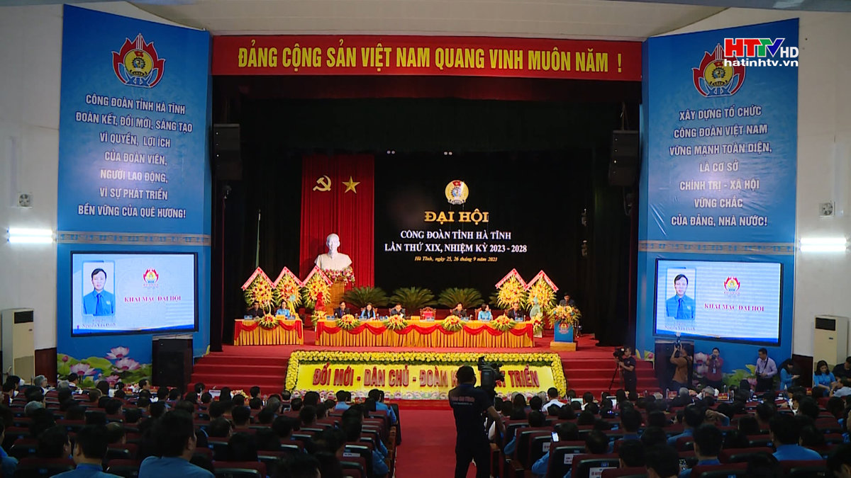 Công đoàn Hà Tĩnh “Đổi mới, dân chủ, đoàn kết, phát triển”
