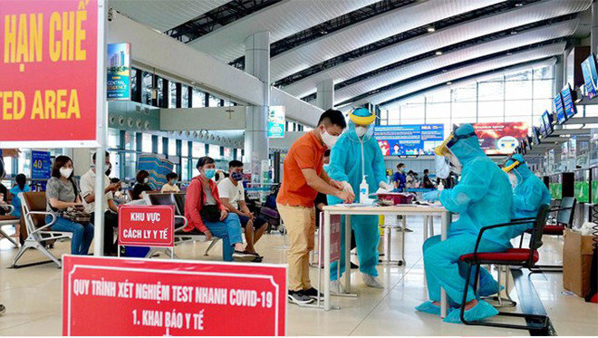 Chỉ yêu cầu xét nghiệm COVID-19 với khách bay nội địa từ vùng đỏ, vùng phong tỏa