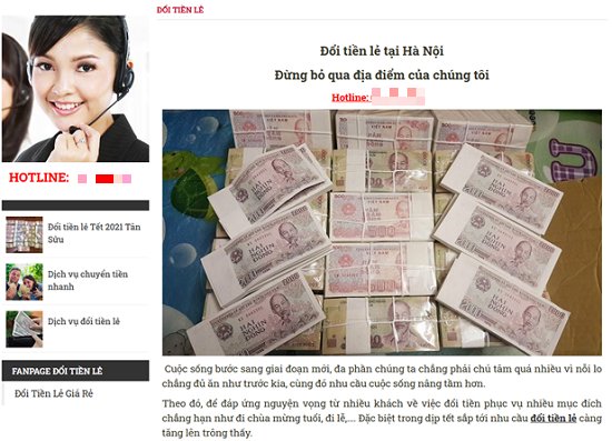 Dịch vụ đổi tiền lẻ cận Tết nở rộ trên chợ online: Giá "chát" nhưng cung vẫn không đủ cầu