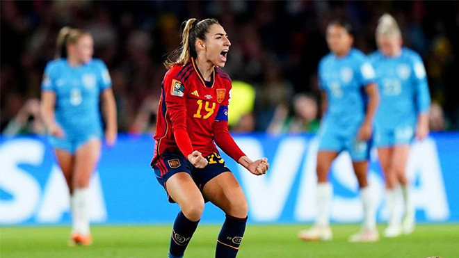 Đội tuyển Tây Ban Nha đánh bại Anh, lần đầu vô địch World Cup Nữ