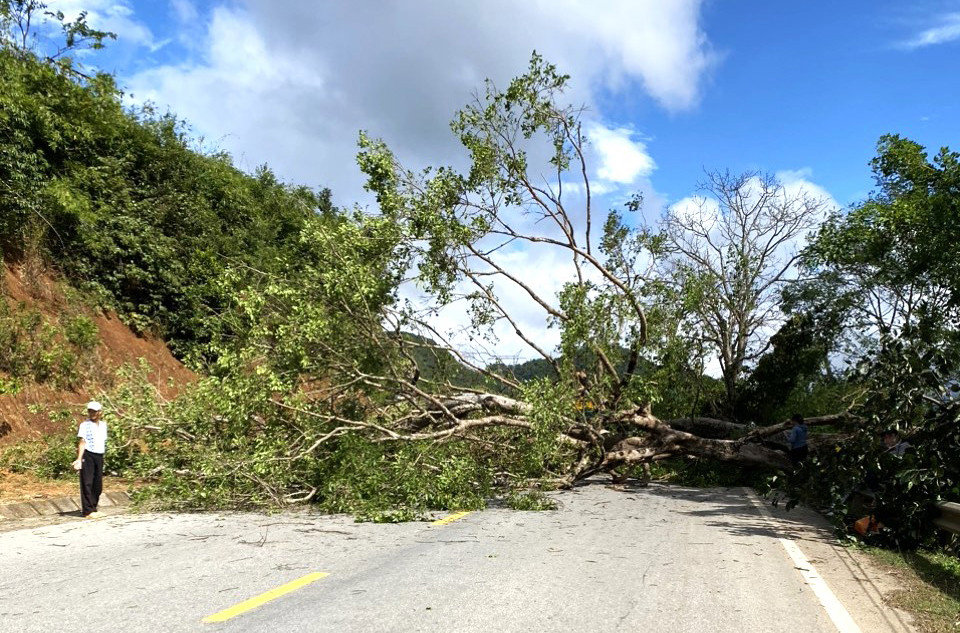 Đường Trường Sơn Đông sạt lở nghiêm trọng, giao thông trên tuyến đường huyết mạch bị đình trệ