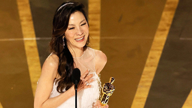 Câu nói truyền cảm hứng của Dương Tử Quỳnh gây "chấn động" trên sân khấu Oscar