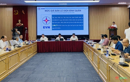 Giá điện bán lẻ tăng thêm 4,5% từ hôm nay