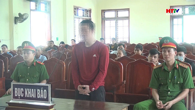 Cố ý gây thương tích, bị cáo ở Hương Sơn nhận án 90 tháng tù