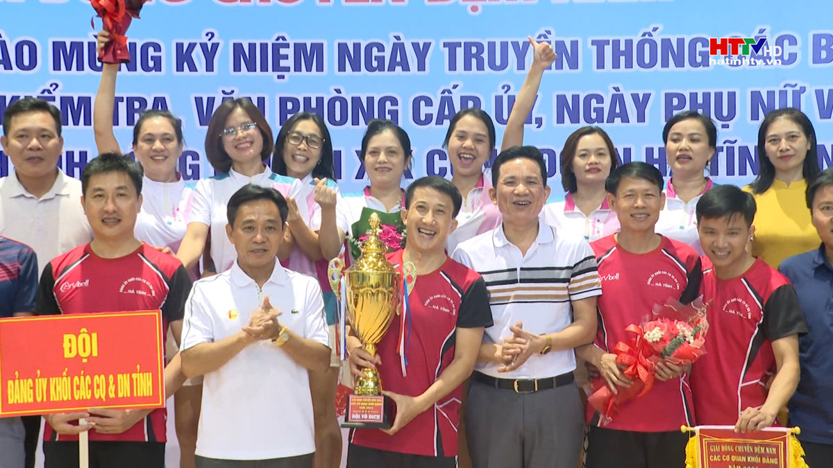 Bế mạc và trao giải, giải bóng chuyền khối các cơ quan Đảng