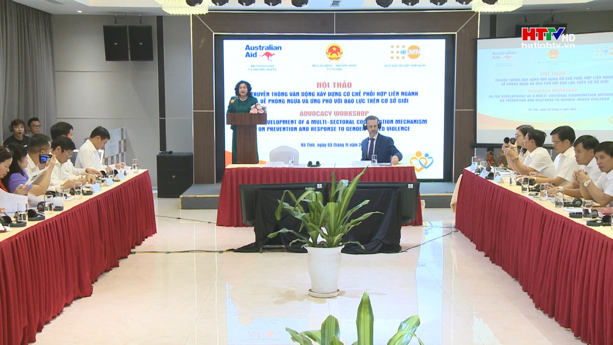 Hà Tĩnh tổ chức hội thảo ứng phó với bạo lực