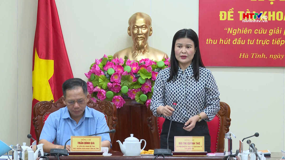 Đại biểu Quốc hội Hà Tĩnh hội thảo giải pháp marketing lãnh thổ