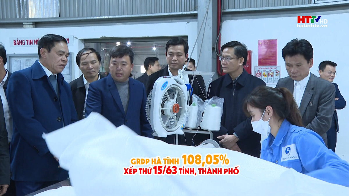 Hà Tĩnh xếp thứ 15 về chỉ số tốc độ phát triển GRDP
