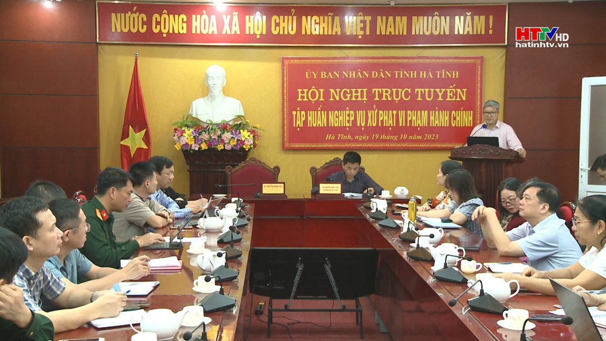 UBND tỉnh tập huấn nghiệp vụ xử phạt vi phạm hành chính