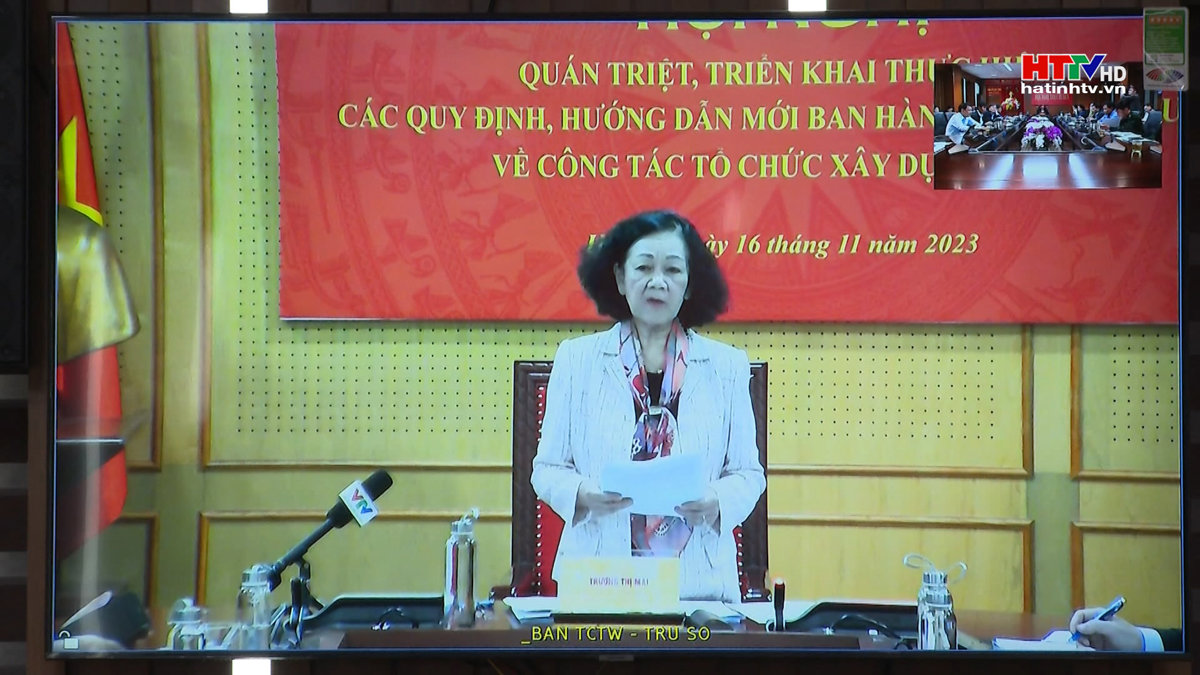 Ban Tổ chức Trung ương quán triệt Văn bản mới