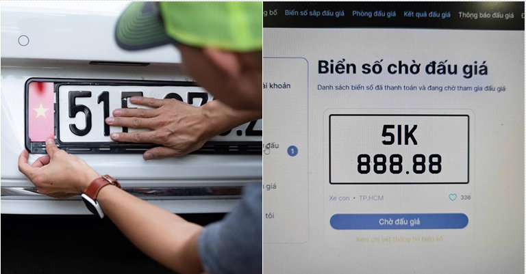 Hôm nay (15/9), đấu giá lại 11 biển số xe ô tô "siêu đẹp"