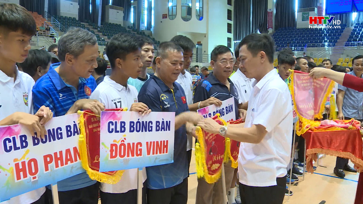 Khai mạc Giải Bóng bàn Báo Hà Tĩnh