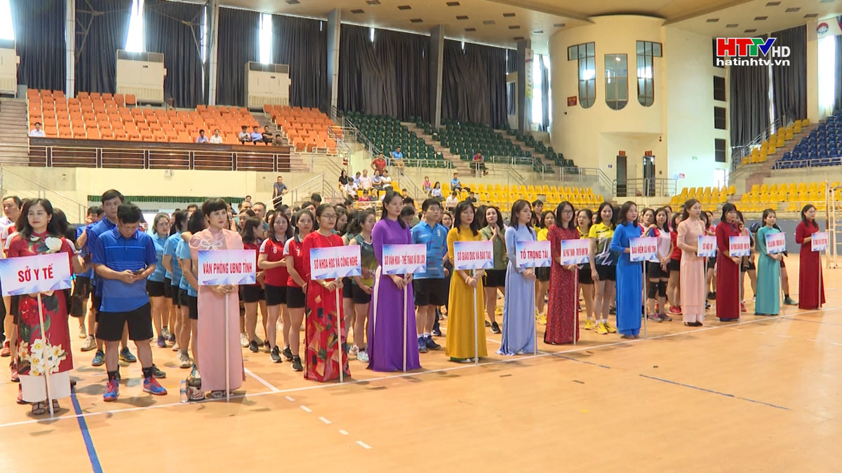 Khai mạc giải bóng chuyền khối HCTH, VHXH