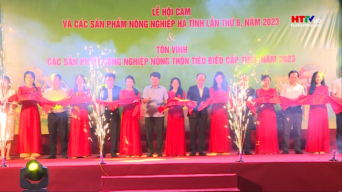 Khai mạc lễ hội cam và các sản phẩm nông nghiệp