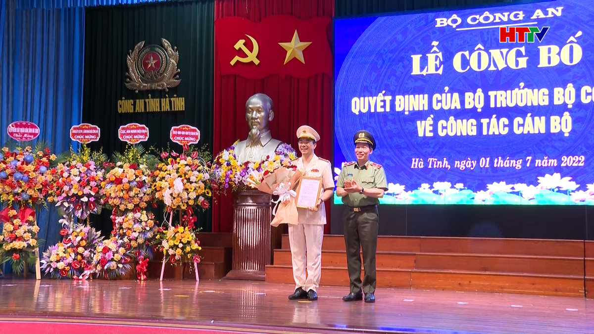 Công an Hà Tĩnh có tân Giám đốc