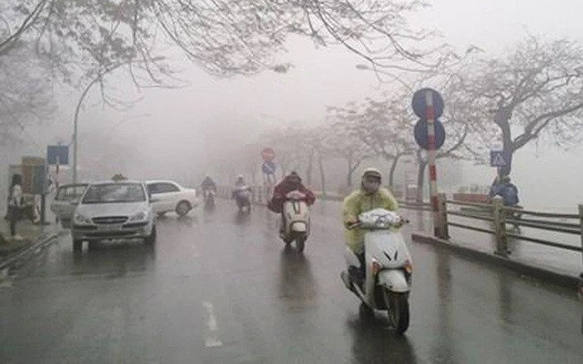 Miền Bắc giảm nhiệt độ đột ngột, có nơi dưới 17 độ C, mưa lạnh