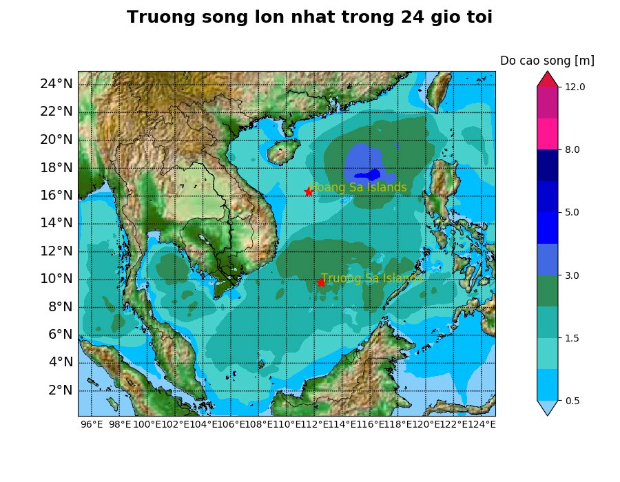 TIN BÃO TRÊN BIỂN ĐÔNG (CƠN BÃO SỐ 5)