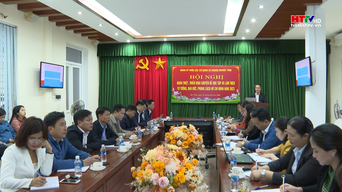 Đảng ủy Khối các CQ&DN tỉnh quán triệt chuyên đề học tập và làm theo Bác