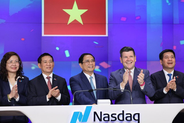 Thủ tướng rung chuông khai mạc phiên giao dịch trên sàn Nasdaq