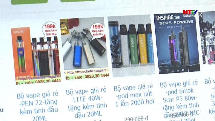 Cảnh báo thuốc lá điện tử chứa ma túy xâm nhập vào học đường