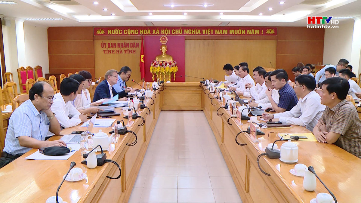 UBND tỉnh làm việc với Cơ quan phát triển Pháp