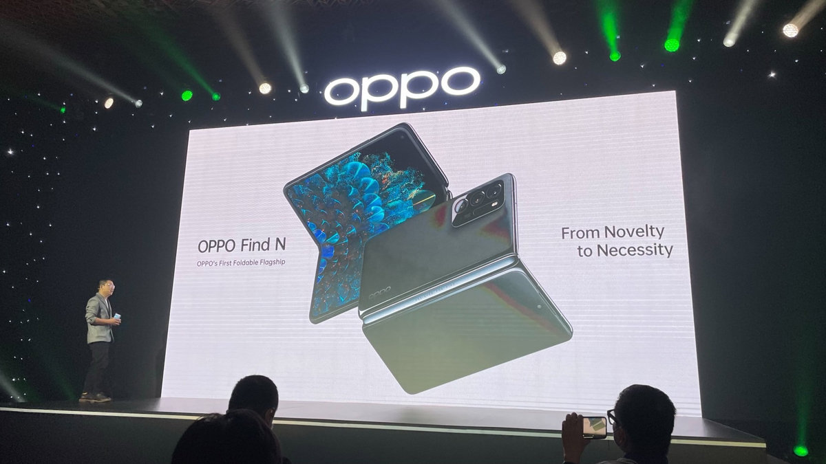 Oppo ra mắt smartphone màn hình gập đầu tay