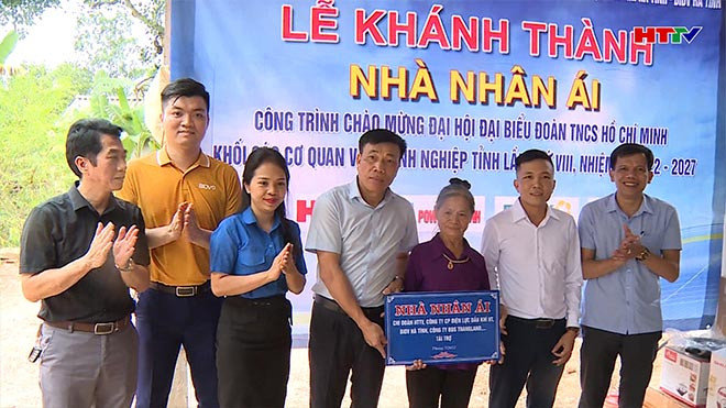 Đoàn thanh niên HTTV khánh thành nhà nhân ái