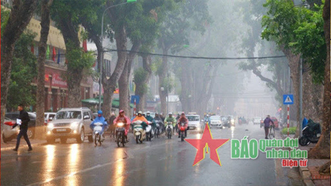 Thời tiết ngày 26-12: Không khí lạnh tăng cường, miền Bắc có mưa rét