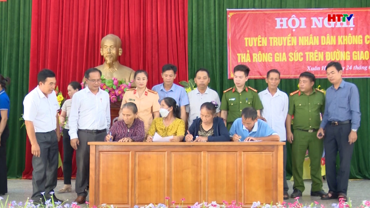 Nghi Xuân tuyên truyền quản lý gia gia súc