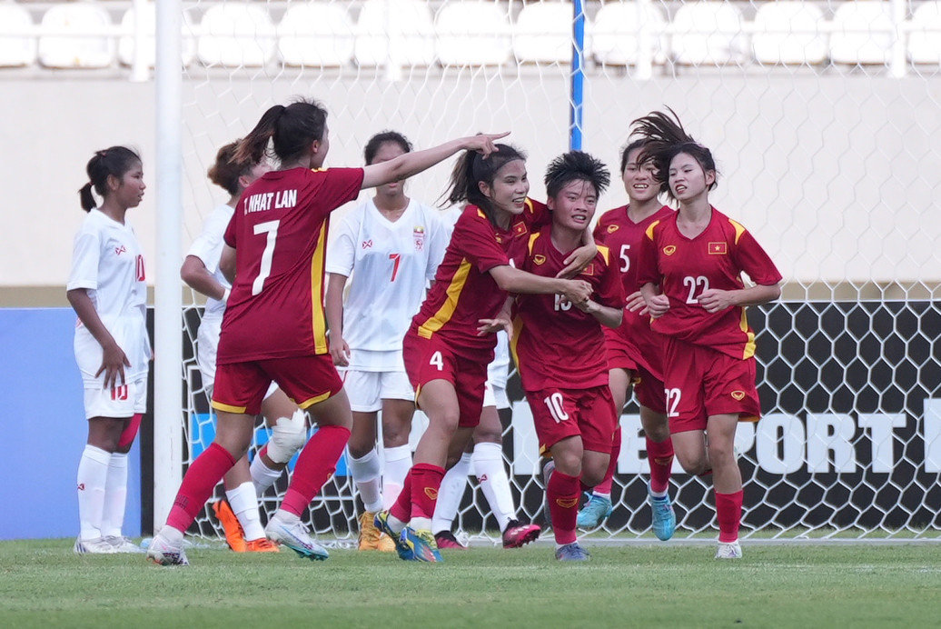 U19 nữ Việt Nam giành vé vào chung kết giải Đông Nam Á 2023
