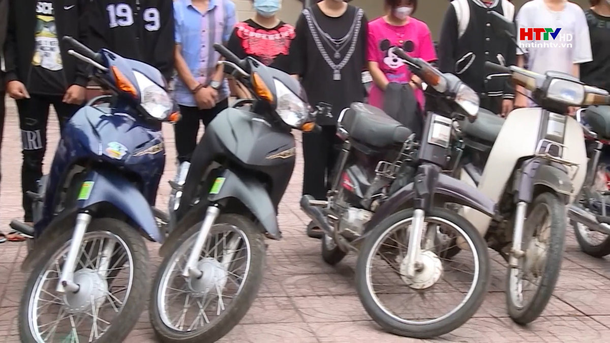 Xử lý 289 thanh, thiếu niên vi phạm giao thông